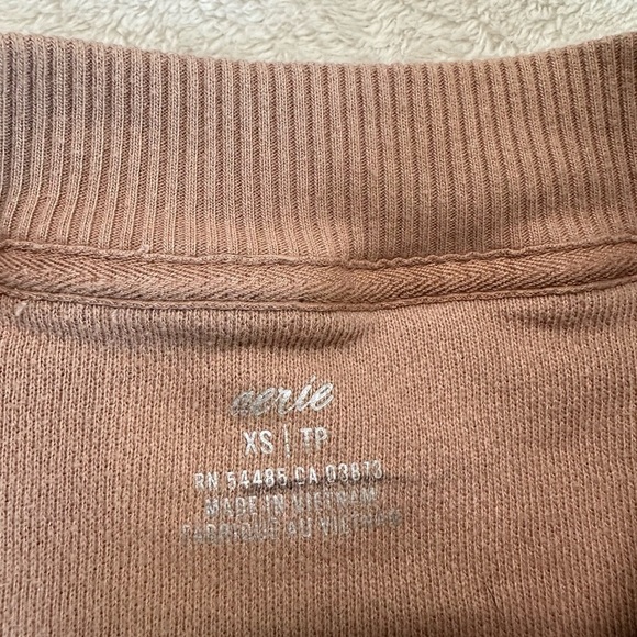 Aerie Good Vibes Oversized Sweatshirt Animal Print Women Extra Small - Picture 17 of 17